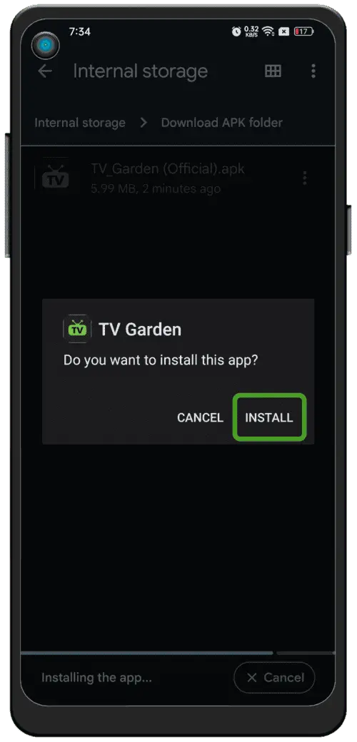 تثبيت GSTV وتشغيله